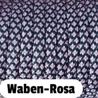Paracord waben-rosa